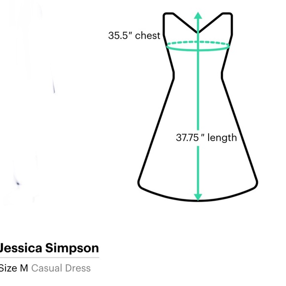 Jessica Simpson Blue Cocktail Dress - Picture 4 of 5
